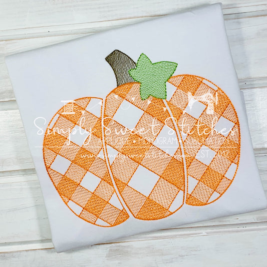 2137 - BOY PUMPKIN PATCHWORK - SKETCH CHILD SHIRT