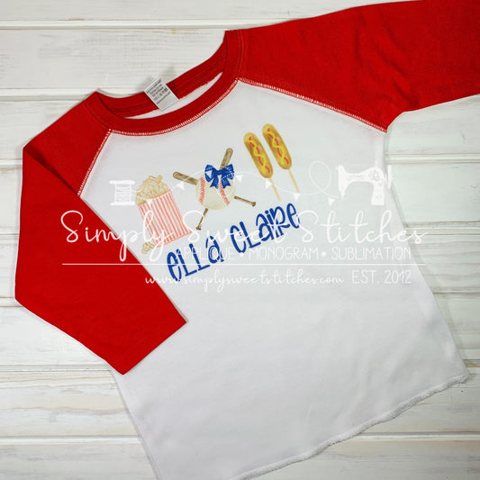 1530 - BASEBALL SAMPLE SALE - HEAT PRESS CHILD SHIRT