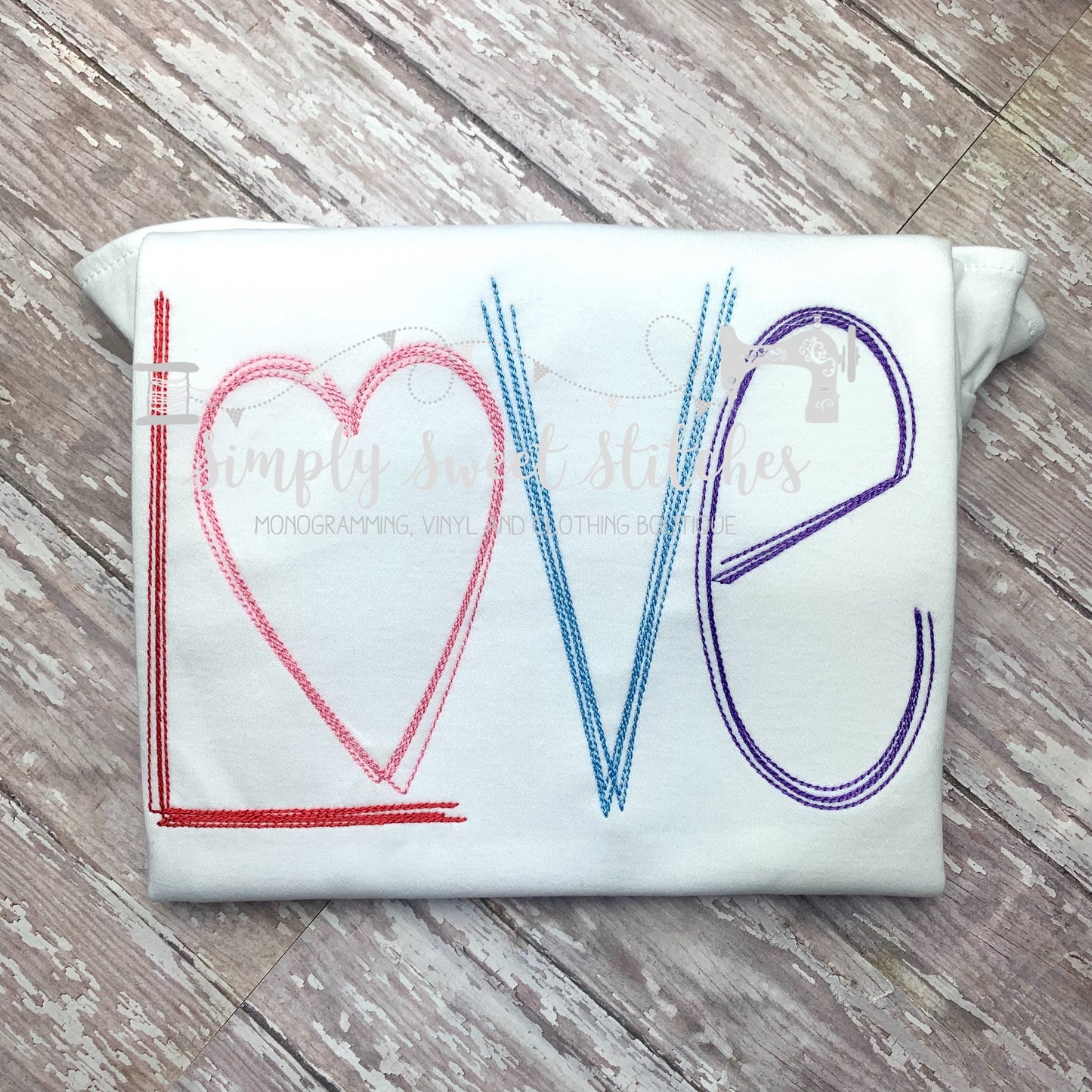 1291 - LOVE - SKETCH CHILD SHIRT