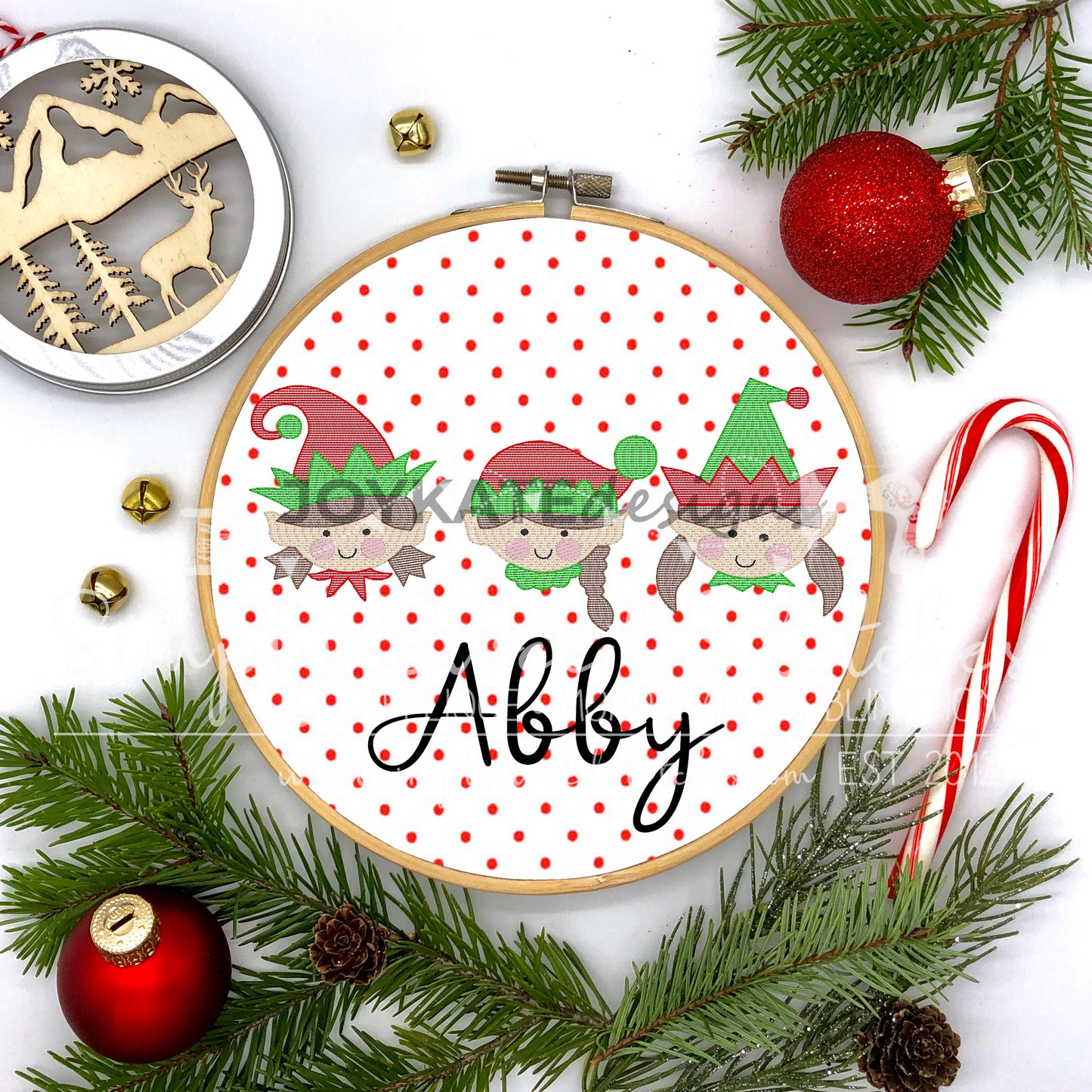 1882 - ELF GIRLS - ORNAMENT