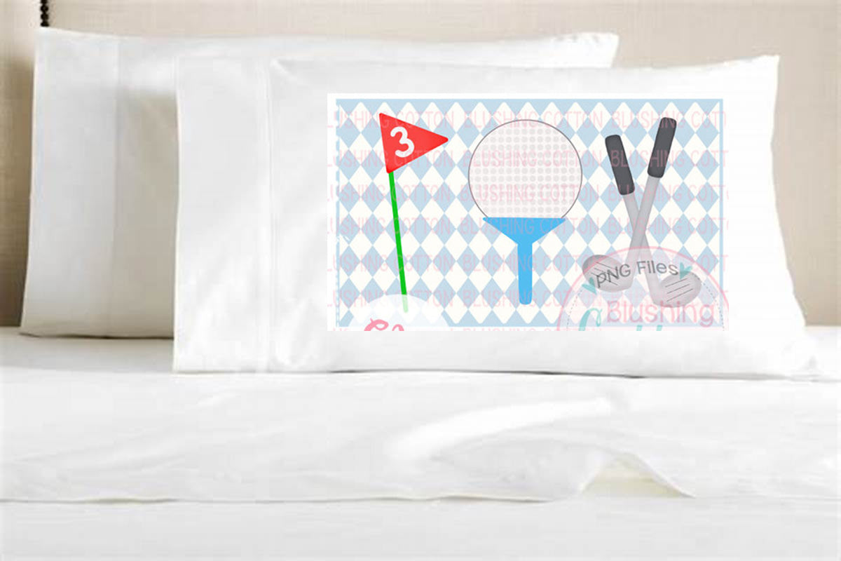 1180 - GOLF TRIO - PILLOWCASE