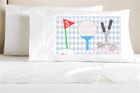 1180 - GOLF TRIO - PILLOWCASE
