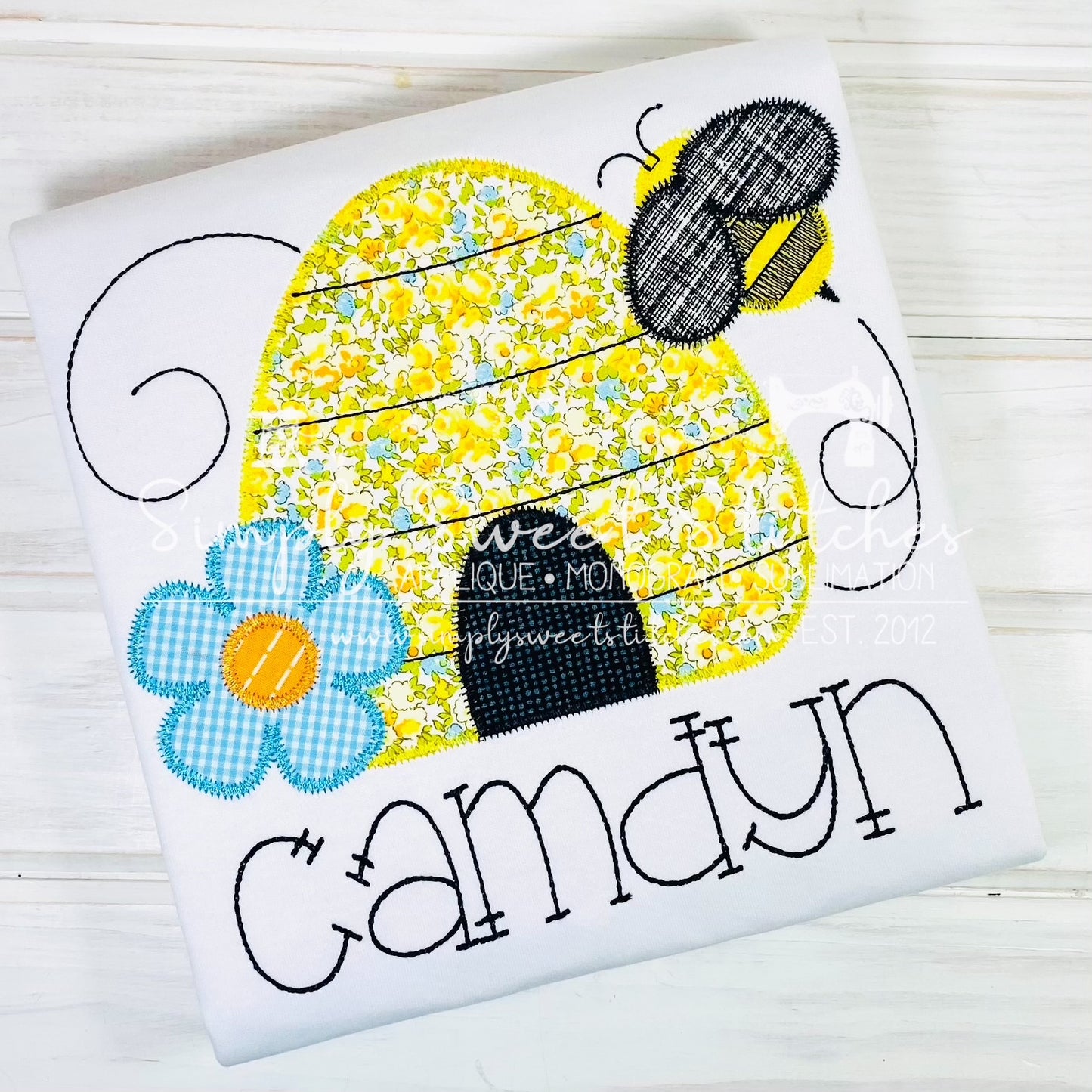 1987 - BEE HIVE - APPLIQUE CHILD SHIRT