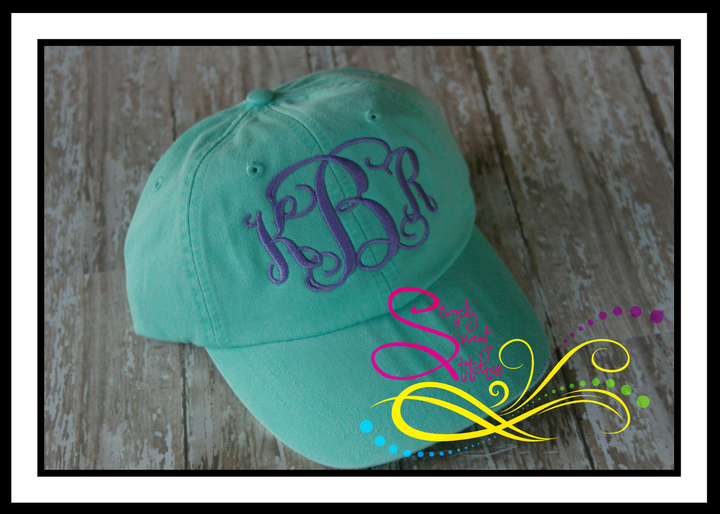 1068 - MONOGRAMMED BASEBALL HAT
