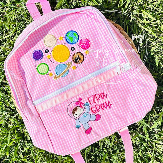 2562 - SPACE GIRL SOLAR SYSTEM - BACKPACK