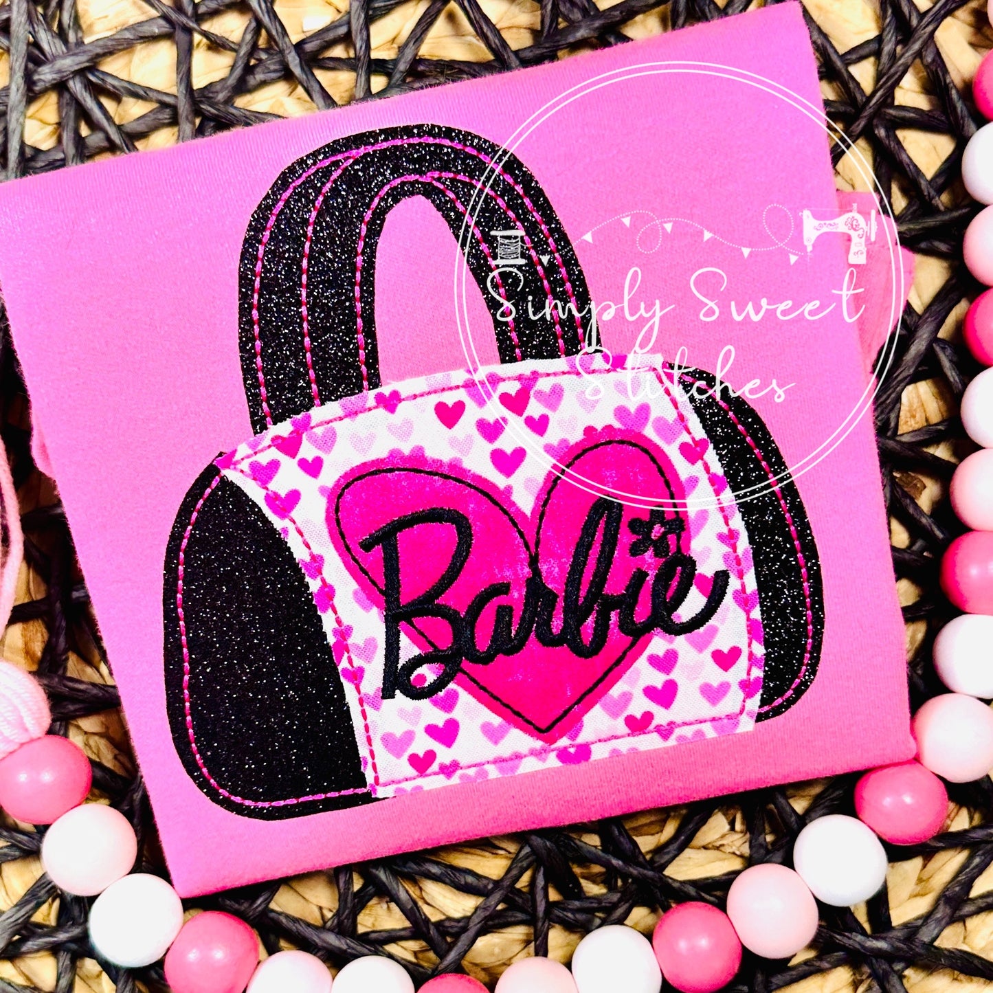 2656 - BARBIE PURSE - APPLIQUE CHILD SHIRT