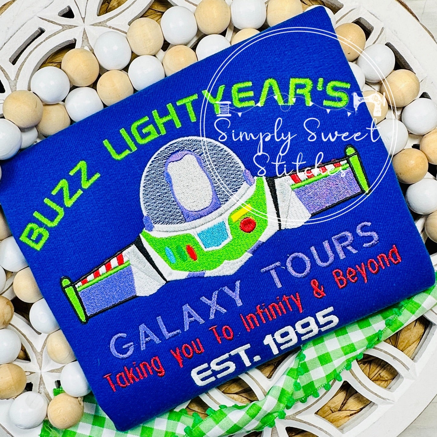 2620 - BUZZ LIGHTYEAR GALAZY TOURS - APPLIQUE CHILD SHIRT