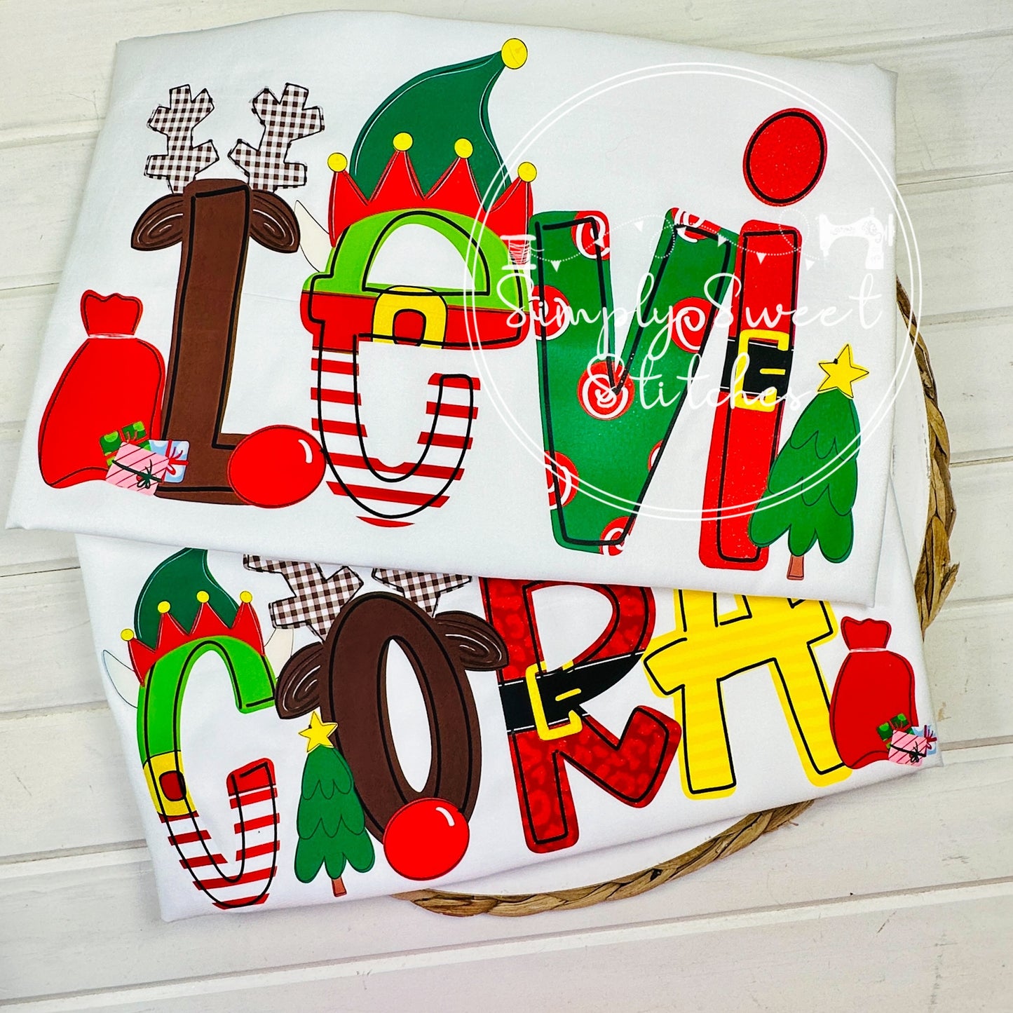 2388 - SANTA & FRIENDS ALPHA HEAT PRESS - PILLOWCASE