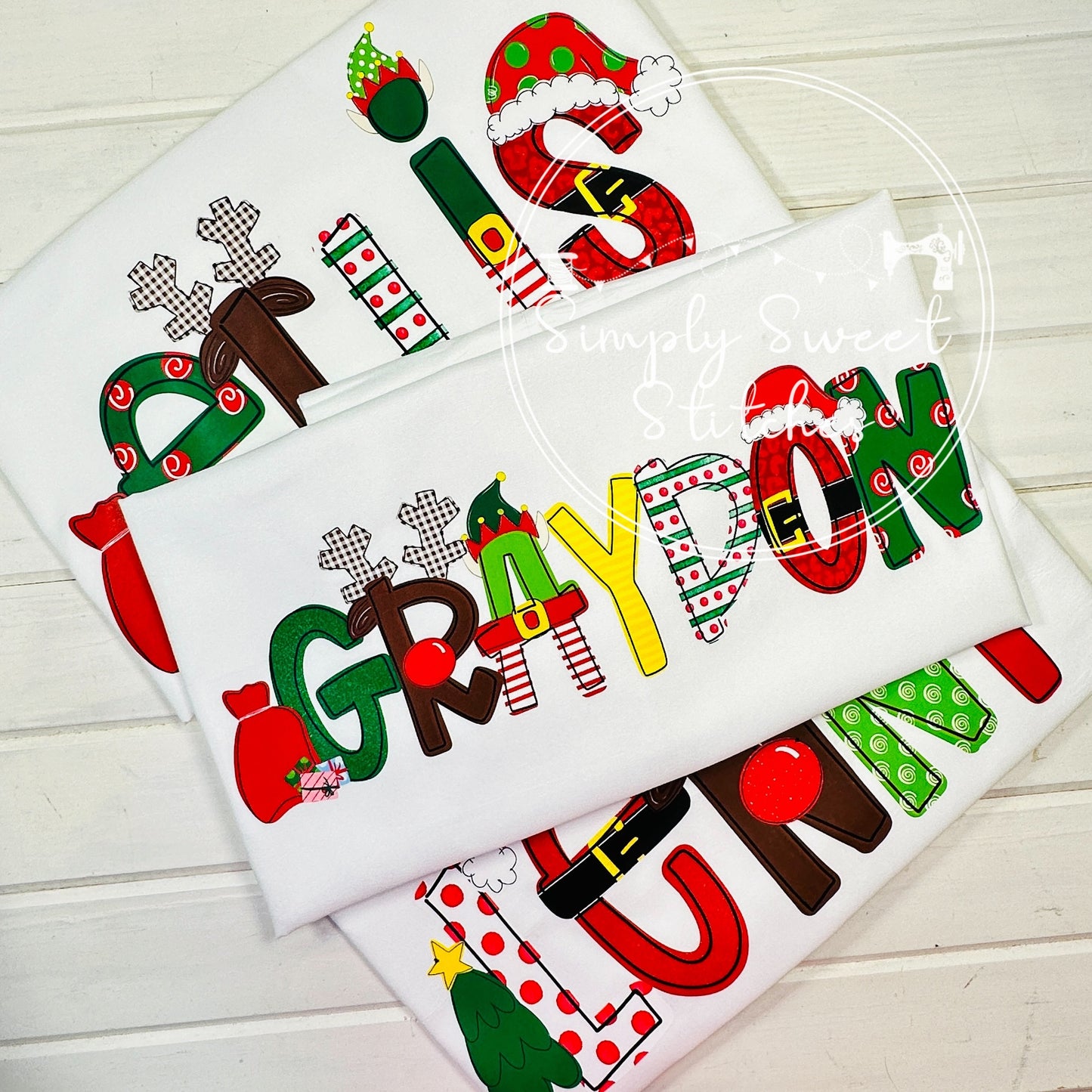 2388 - SANTA & FRIENDS ALPHA HEAT PRESS - PILLOWCASE