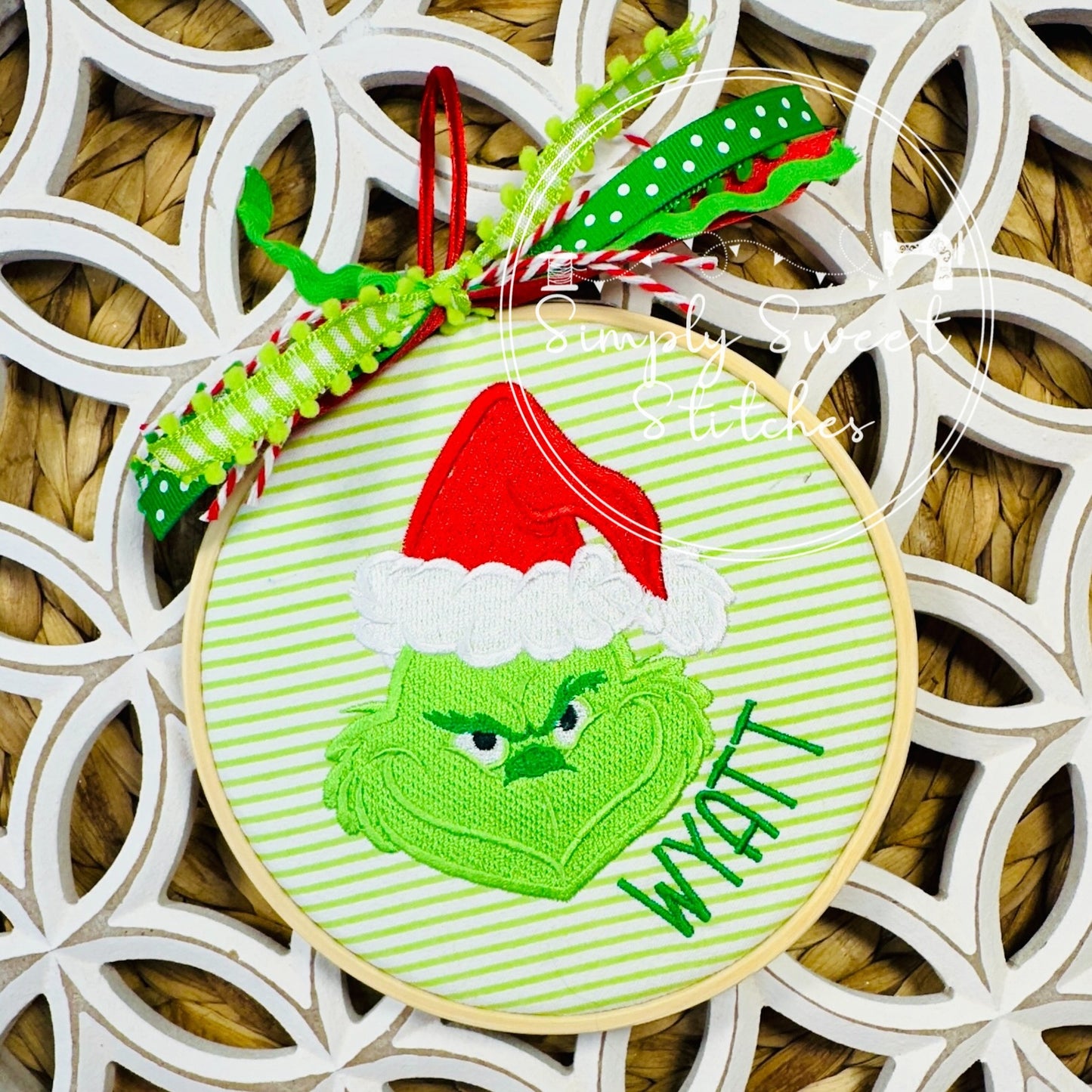 2708 - GREEN MEAN ONE - ORNAMENT