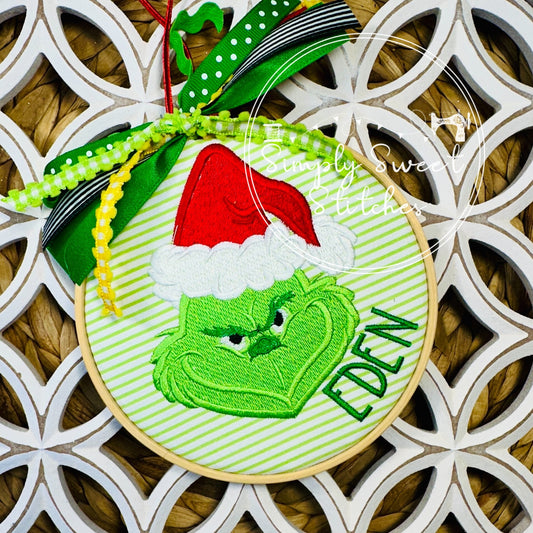 2708 - GREEN MEAN ONE - ORNAMENT
