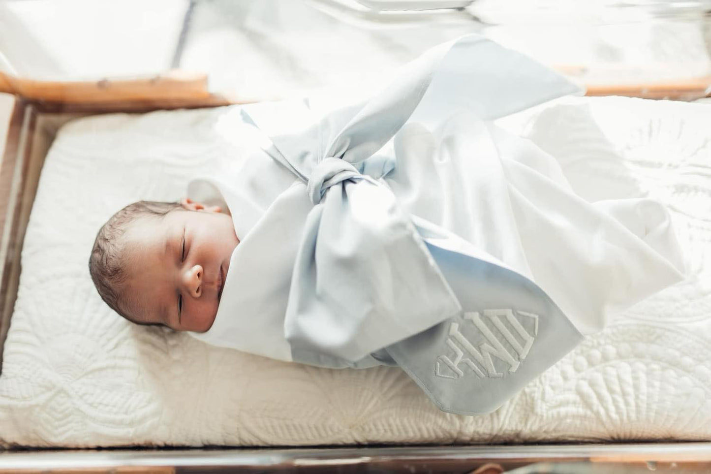 2709 - BABY SWADDLE BOW SASH