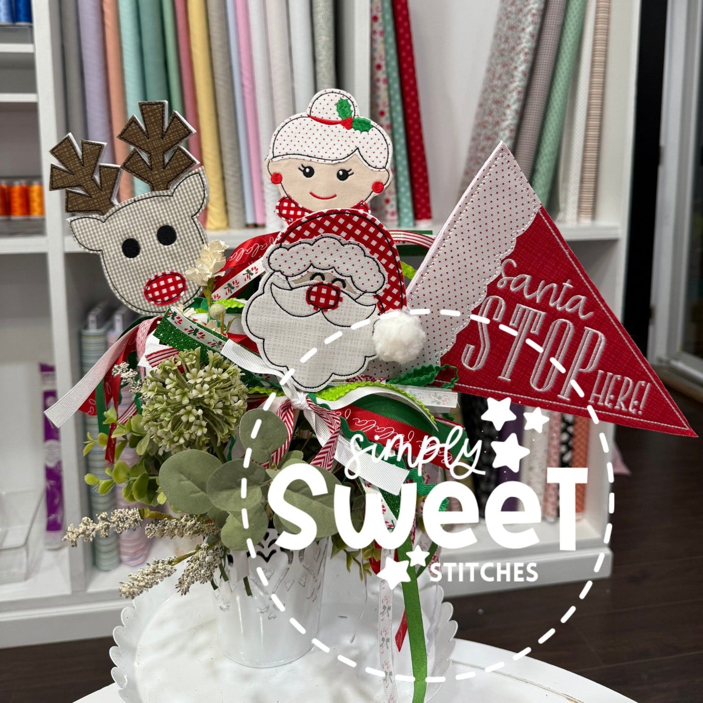 2945 - CHRISTMAS WAND APPLIQUE - WAND SIGN