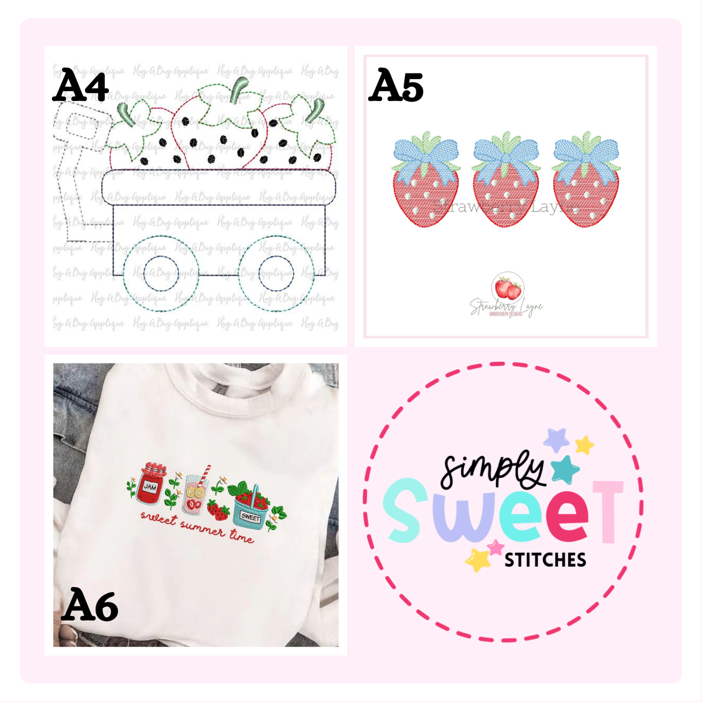 STRAWBERRY FESTIVAL SAMPLES | APPLIQUE CHILD SHIRT