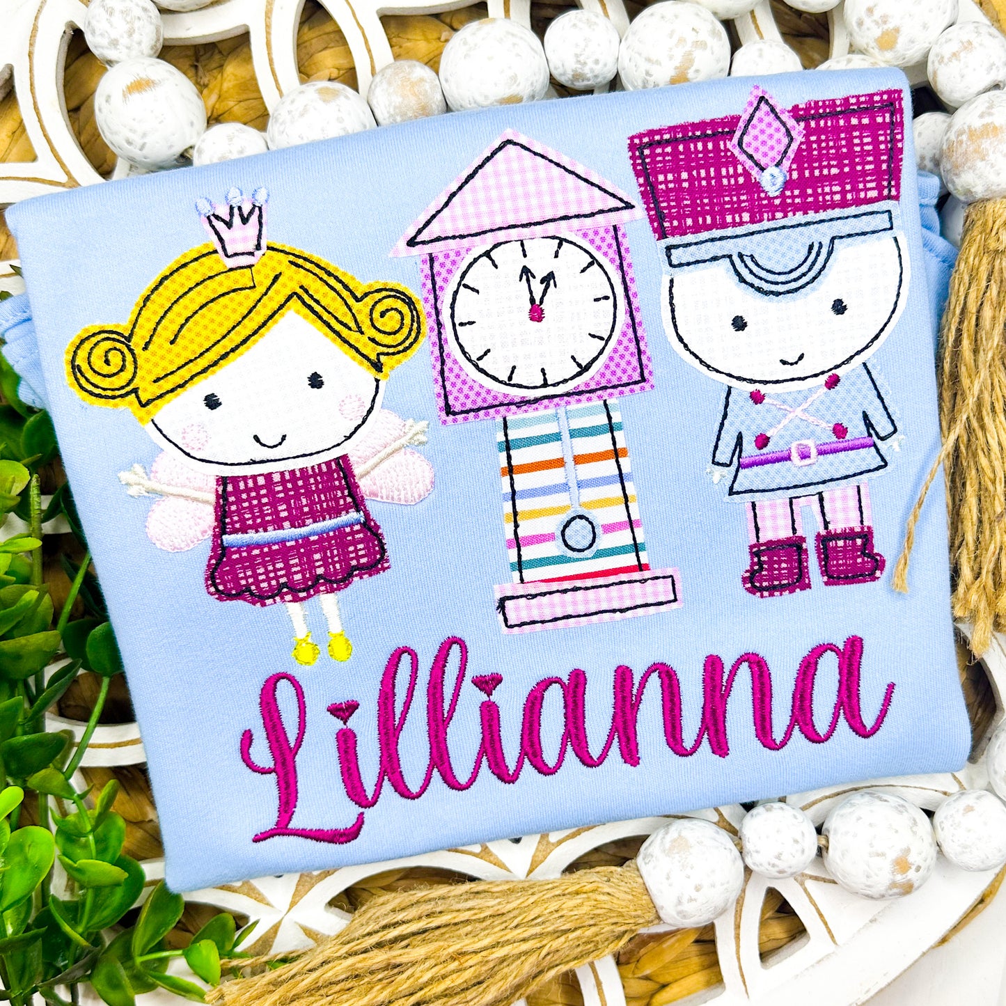 2167 - NUTCRACKER - PICK YOUR OWN DESIGN - APPLIQUE CHILD SHIRT