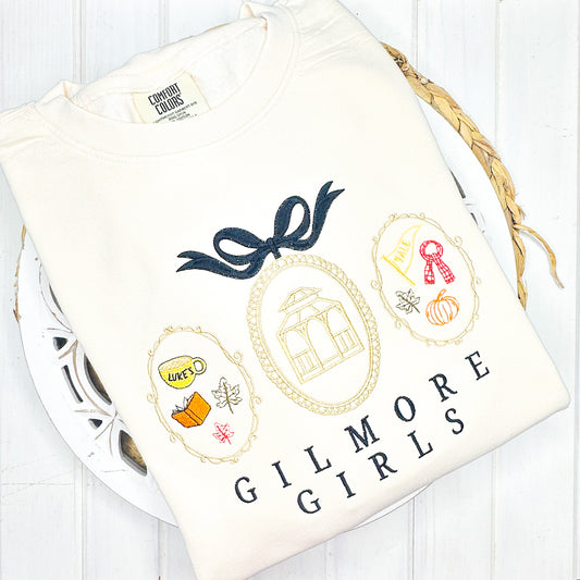 2933 - STARS HOLLOW FRAMES - EMBROIDERY ADULT SWEATSHIRT