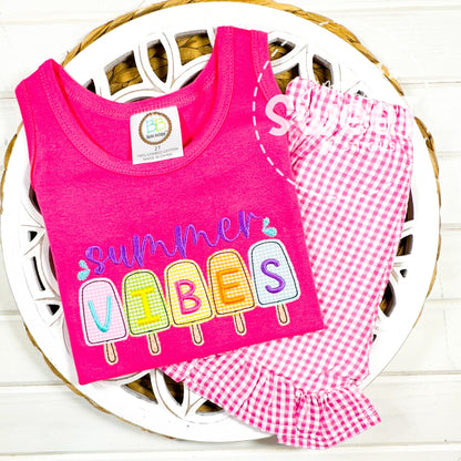 2740 - SUMMER VIBES POPSICLE - APPLIQUE CHILD SHIRT