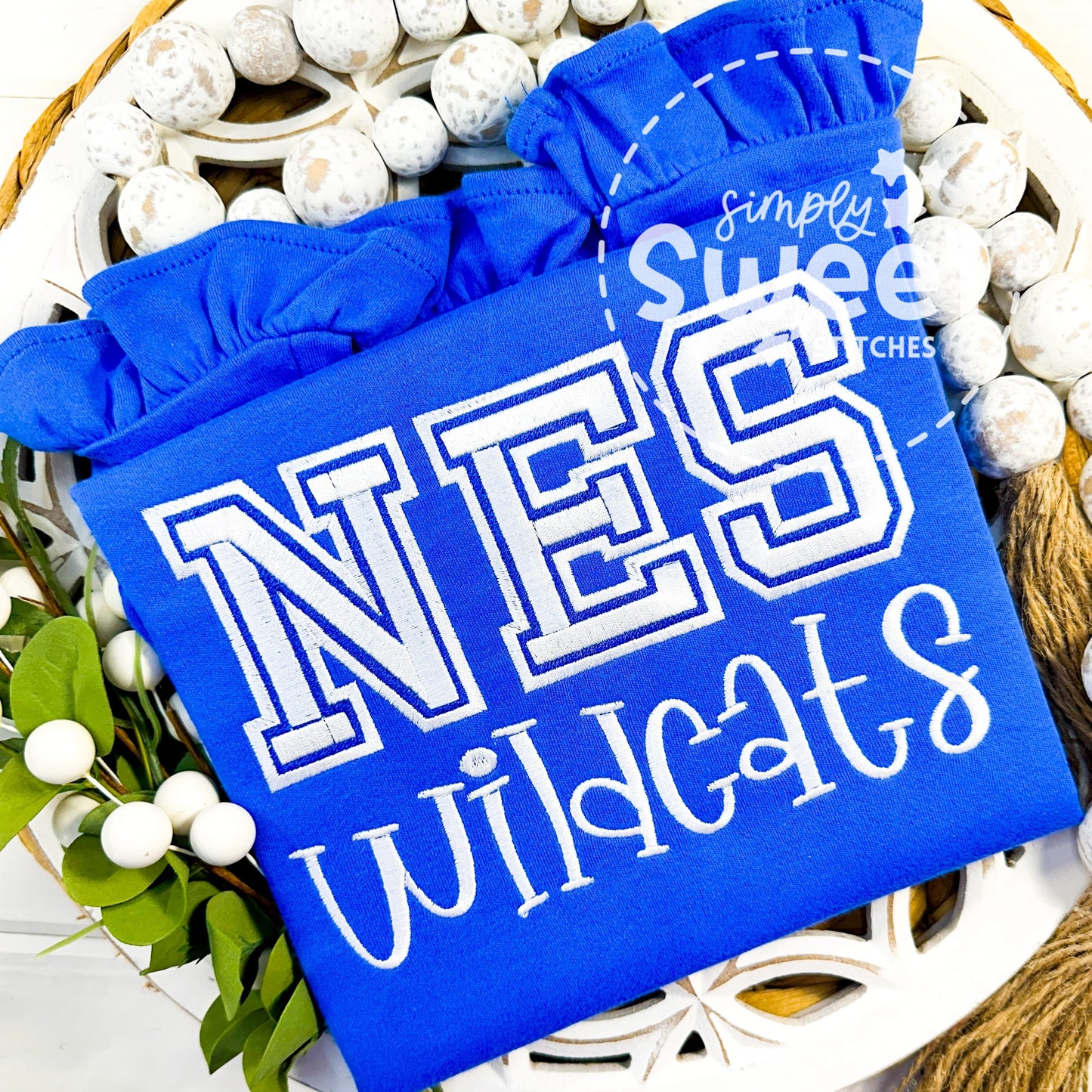 2766 - NES WILDCATS TEAM NAME - APPLIQUE CHILD SHIRT