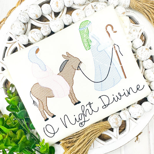 2947 - O NIGHT DIVINE | SKETCH CHILD SHIRT