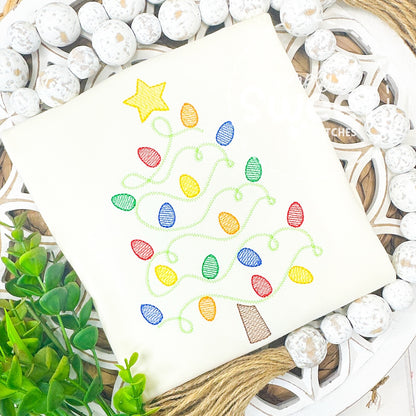 2706 - CHRISTMAS TREE WITH STAR | SKETCH CHILD SHIRT