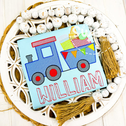 2559 - SCHOOL SUPPLIES TRAIN - SKETCH CHILD SHIRT