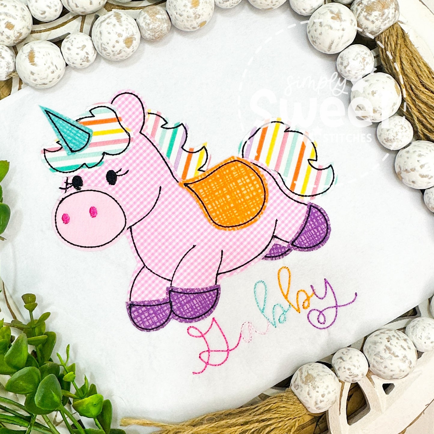 2972 | UNICORN | APPLIQUE CHILD SHIRT