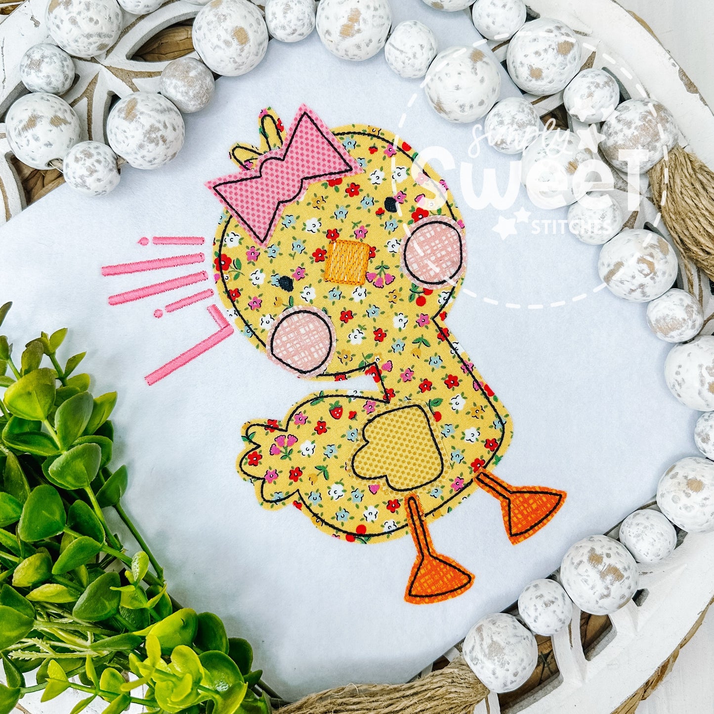 2992 | EASTER CHICK GIRL | APPLIQUE CHILD SHIRT