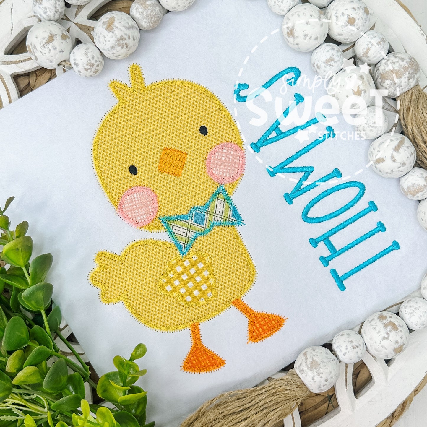 2992 | EASTER CHICK BOY | APPLIQUE CHILD SHIRT
