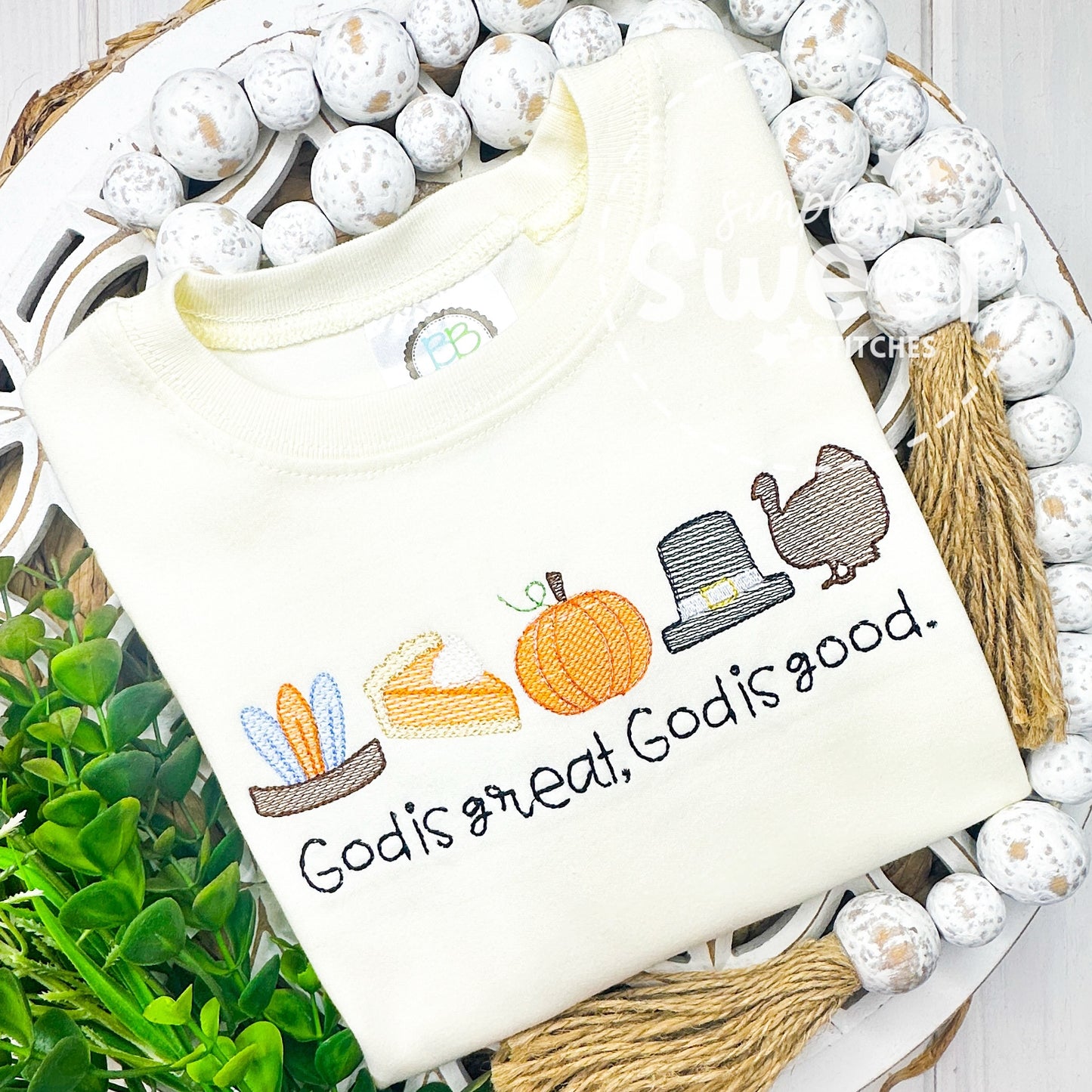 2154 - THANKSGIVING LINEUP - SKETCH CHILD SHIRT