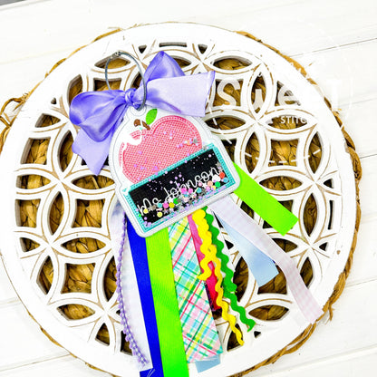 2909 - APPLE TEACHER - BAG TAG