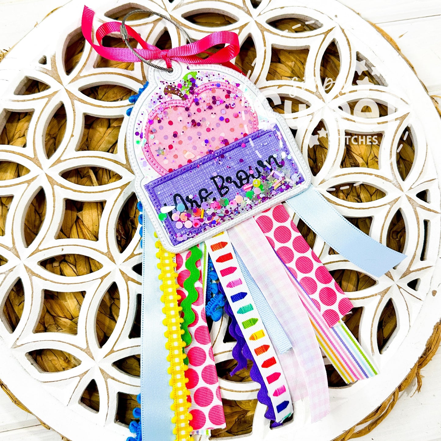 2909 - APPLE TEACHER - BAG TAG