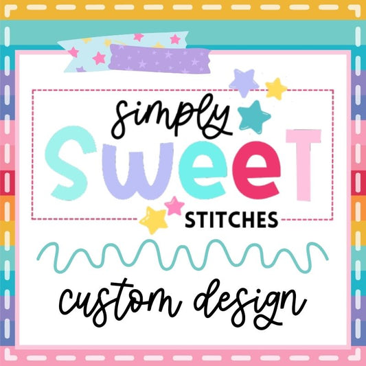 0009 - CUSTOM - APPLIQUE ONLY - BLANK PROVIDED