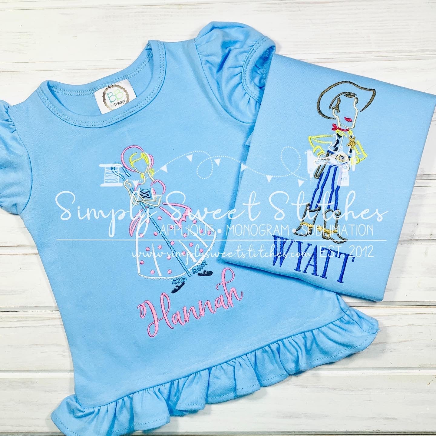 2177 - COWBOY WOODY - SKETCH CHILD SHIRT