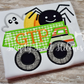 1287 - HALLOWEEN DUMP TRUCK APPLIQUE - CHILD SHIRT