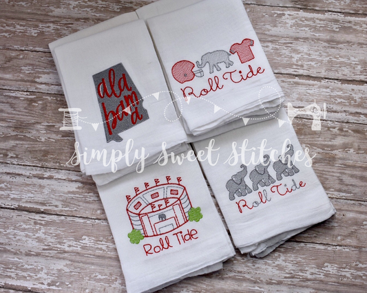 1400 - STATE OF ALABAMA - EMBROIDERY KITCHEN TOWELS