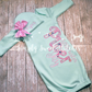 1711 - LITTLE SISTER NAME APPLIQUE - BABY GOWN