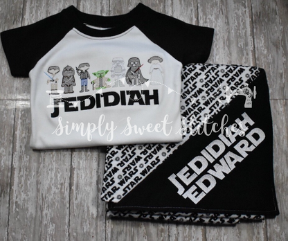 1965 - STAR WARS LINEUP - SKETCH CHILD SHIRT