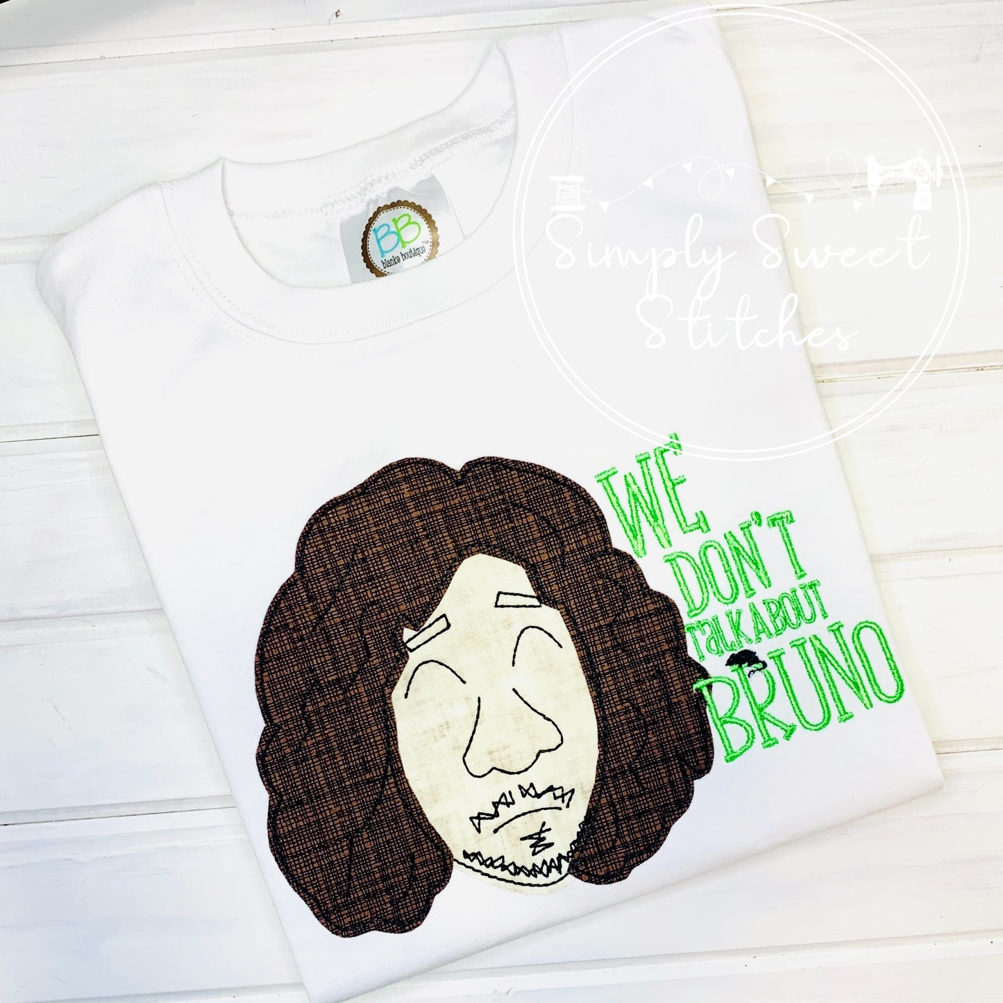 2258 - WE DON'T TALK ABOUT BRU.NO.NO.NO - APPLIQUE CHILD SHIRT