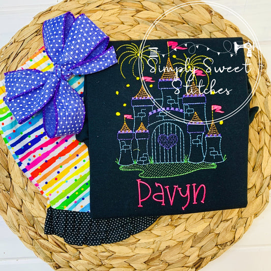 2274 - BRIGHT CASTLE - SKETCH CHILD SHIRT