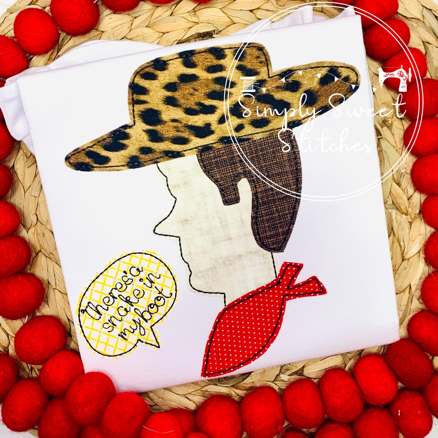 2280 - COWBOY TOY - APPLIQUE CHILD SHIRT