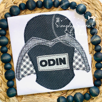 2293 - DARTH VADER - APPLIQUE CHILD SHIRT