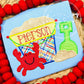 1086 - BOYS SAND PAIL WITH CRAB APPLIQUE - CHILD SHIRT