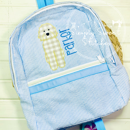 2414 - DOODLE PUPPY - BACKPACK