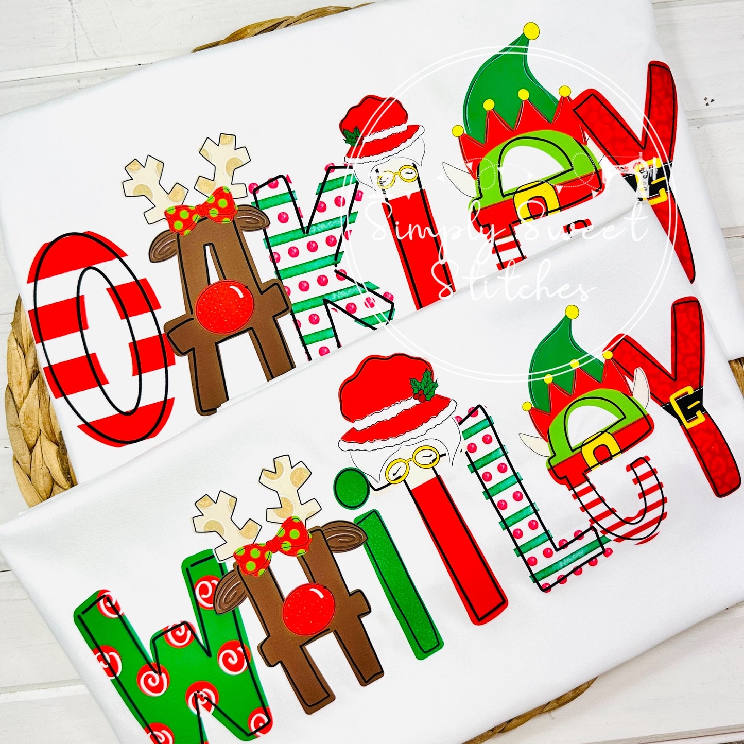 2388 - SANTA & FRIENDS ALPHA HEAT PRESS - PILLOWCASE