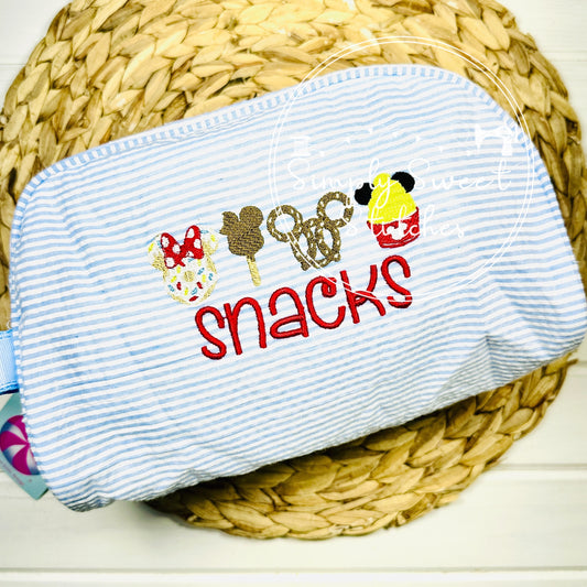 5443 - SNACKS TOILETRY BAG BY MINT