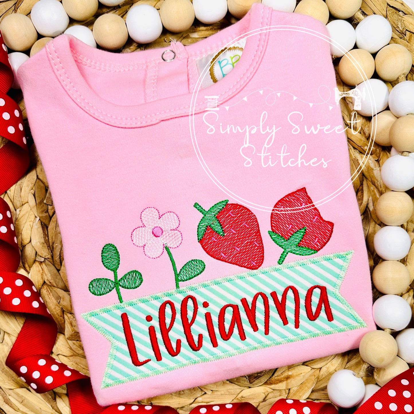 2488 - GROWING STRAWBERRY - SKETCH CHILD SHIRT