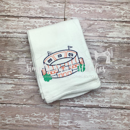 1471 - AUBURN STATE - EMBROIDERY KITCHEN TOWELSS