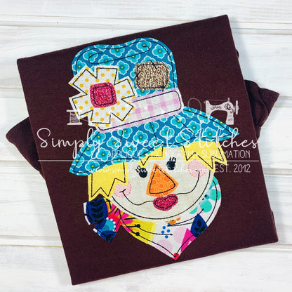 2151 - GIRL SCARECROW - APPLIQUE CHILD SHIRT