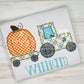2707- TRACTOR WITH PUMPKIN APPLIQUE - CHILD SHIRT