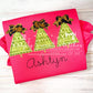 2726 - CHRISTMAS TREE WITH BOWS TRIO APPLIQUE - CHILD SHIRT
